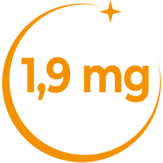 Dosage fort en mélatonine (1,9mg*)